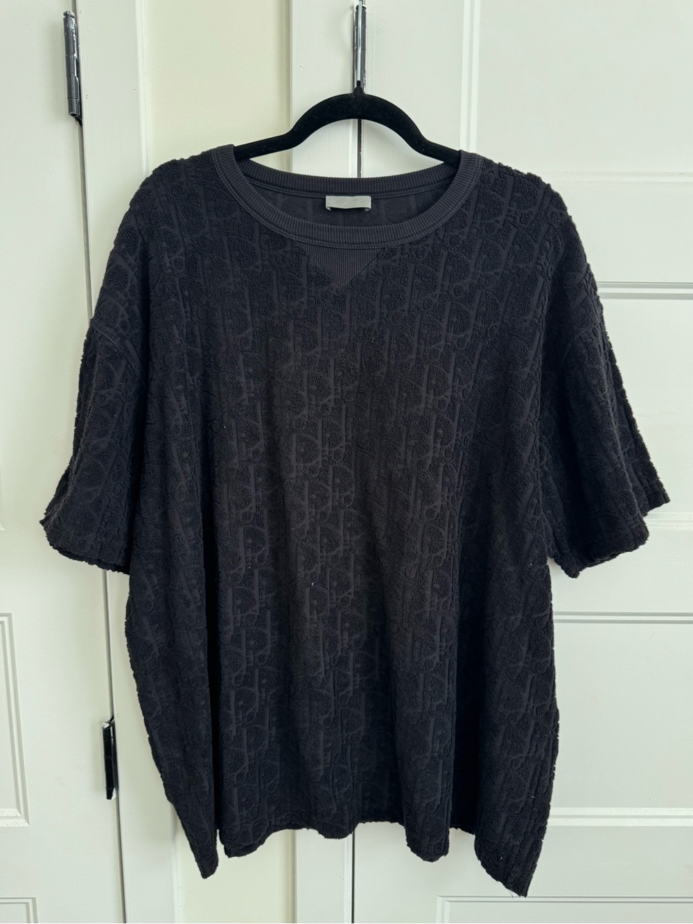 Dior Oblique Jacquard Oversized Relaxed Fit SS21 Men’s T-Shirt | Made in Italy